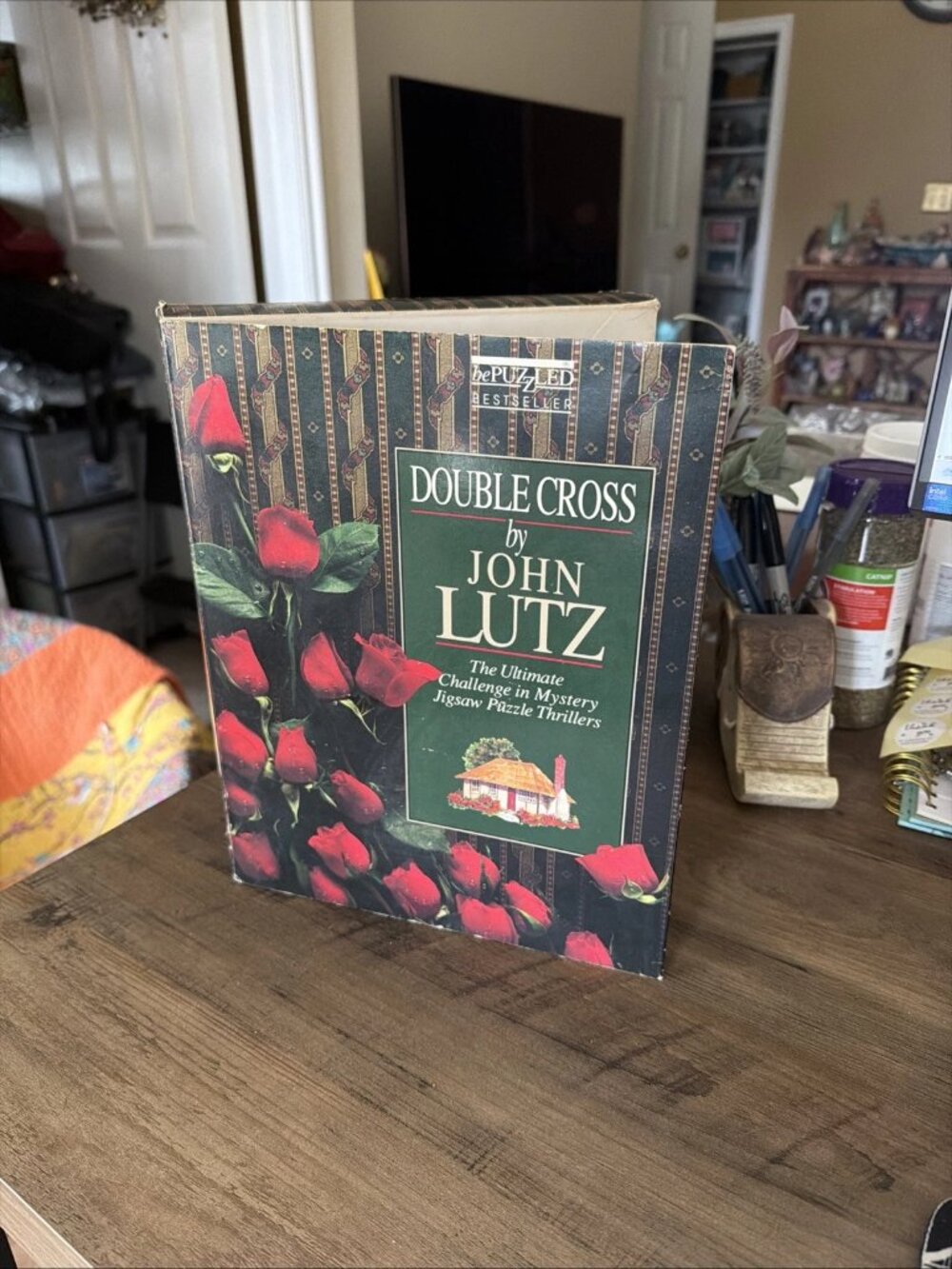 Double Cross by John Lutz The Ultimate Challenge in Mystery Jigsaw Puzzle - NIB